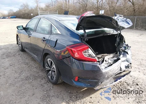 2017 Honda Civic Ex-L z USA, uszkodzony, nr VIN 2HGFC1F77HH647497